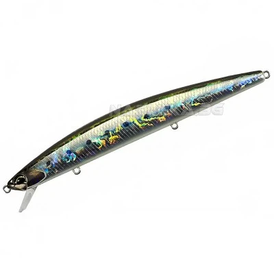 Потъващ воблер за морски риболов Duo Tide Minnow Lance 140S - Sardine Noir