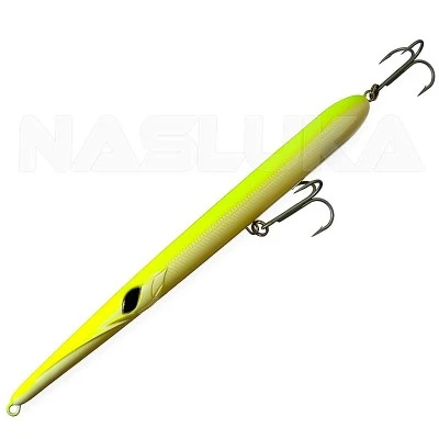 Морски плаващ воблер Formax Needlefish Caster 20.5см/30г - цвят 63 Yellow Fluo