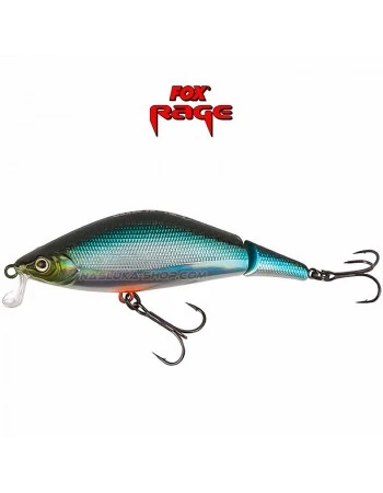 Плаващ воблер от две части Fox Rage Gonzo SR80 10г - цвят UV Cool Herring