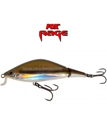 Плуващ воблер от две части Fox Rage Gonzo 80SR - цвят UV Real Shiner