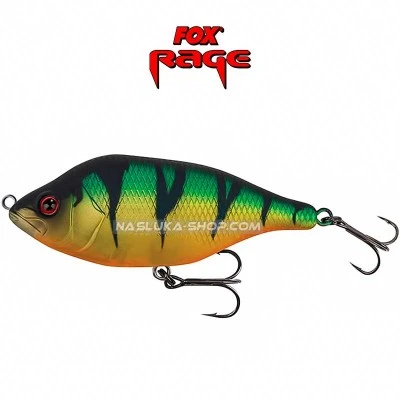 Воблер Fox Rage Hitcher 80 Lipless Jerk & Twitch - UV Original Perch