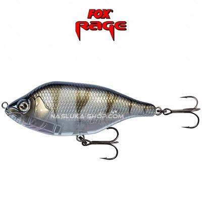 Воблер Fox Rage Hitcher 80 Lipless Jerk & Twitch - UV Striped Shiner