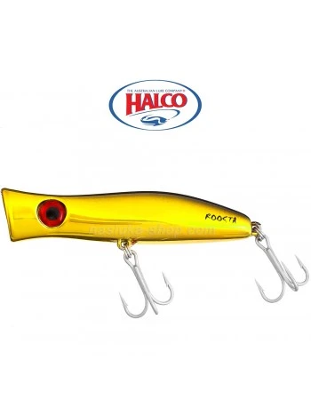 Воблер-попер Halco Roosta Popper - цвят H51 Chrome Gold Black Back