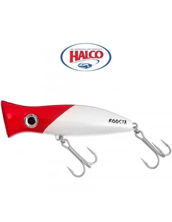 Воблер-попер Halco Roosta Popper - цвят H53 White Redhead