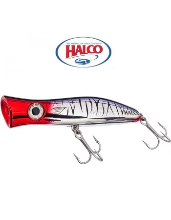 Воблер-попер Halco Roosta Popper - цвят R49 Chrome Tiger