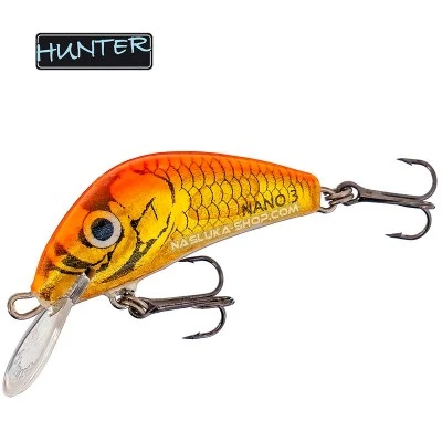 Потъващ воблер Hunter Nano 35S - 3.5см 2.5г - цвят GMO