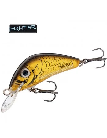 Потъващ воблер Hunter Nano 35S - 3.5см 2.5г - цвят GO