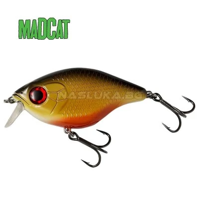 Воблер за сом Madcat Tight-S Shallow - 12см - 65г - цвят Rudd