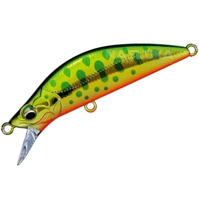 Fine Tail Eden SS 45мм 3г, цвят Green Gold Yamame Бавнопотъващ воблер Major Craft Fine Tail Eden SS 45мм 3г, цвят Green Gold Yamame