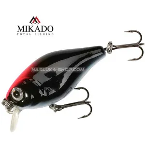 Плаващ воблер Mikado Fishunter Bold Head 4 см, 3.5 г, цвят 001 Плаващ воблер Mikado Fishunter Bold Head 4 см, 3.5 г, цвят 001