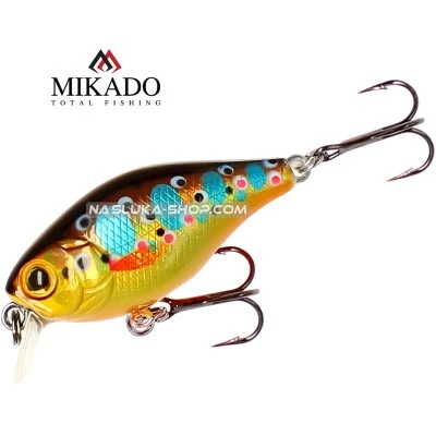 Плуващ воблер Mikado Fishunter Bold Head 4см 3.5г - цвят BT