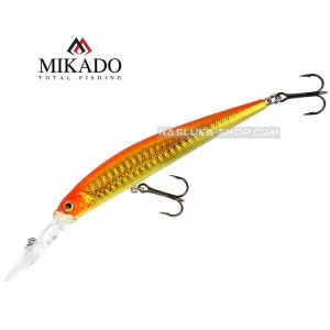 Плаващ воблер Mikado Fishunter Sheriff 11 см, 13 г, цвят B49 Плаващ воблер Mikado Fishunter Sheriff 11 см, 13 г, цвят B49