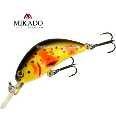 Потъващ воблер Mikado Fishunter Twilight-Yugol 4см 3.5г - цвят 69