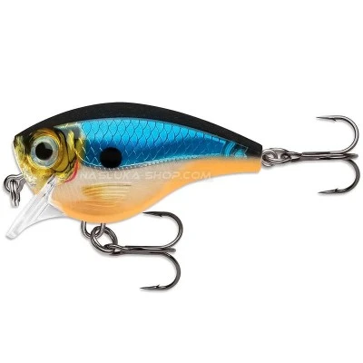 Плаващ воблер Rapala BX Brat - цвят Blue Ghost