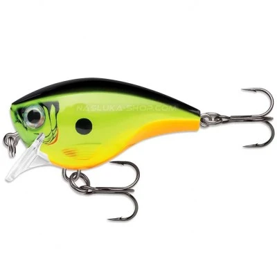 Плаващ воблер Rapala BX Brat - цвят Chartreuse Shad