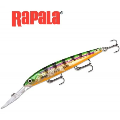 Down Deep Husky Jerk GP Воблер Rapala Down Deep Husky Jerk - цвят GP