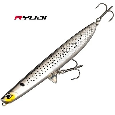 TopWater воблер Ryuji B'Zone - 12см 20г - цвят Gray Mullet