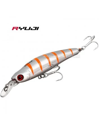 Потъващ воблер Ryuji Bubble Bait 80S - 8см 12г - цвят Flash Tiger