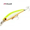 Потъващ воблер Ryuji Bubble Bait 80S - 8см 12г - цвят Lemon Back