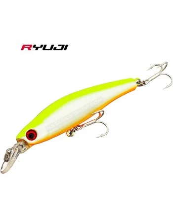 Потъващ воблер Ryuji Bubble Bait 80S - 8см 12г - цвят Lemon Back