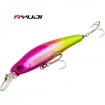 Потъващ воблер Ryuji Bubble Bait 80S - 8см 12г - цвят Rainbow Chart