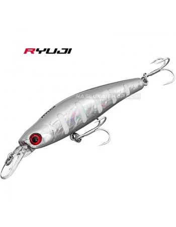 Потъващ воблер Ryuji Bubble Bait 80S - 8см 12г - цвят Zebra Glow