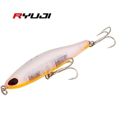 Морски потъващ воблер Ryuji Pencil - 8см - 18г - цвят Orange Pearl