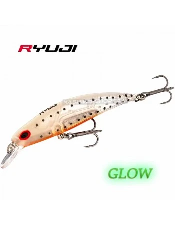 Потъващ воблер Ryuji S-50 - 5см 4.5г - цвят Ghost Shrimp Glow