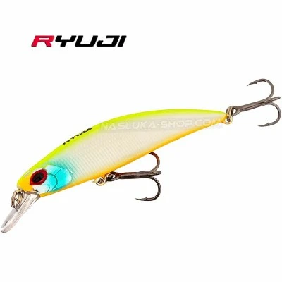Потъващ воблер Ryuji S-70 - 7см 9г - цвят Lemon Back UV