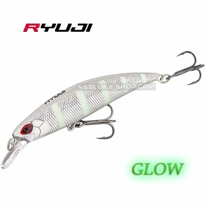 Потъващ воблер Ryuji S-50 - 5см 4.5г - цвят Zebra Glow