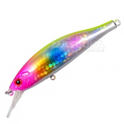 Потъващ воблер Ryuji Slalom 8см 11г, цвят Rainbow UV Glow