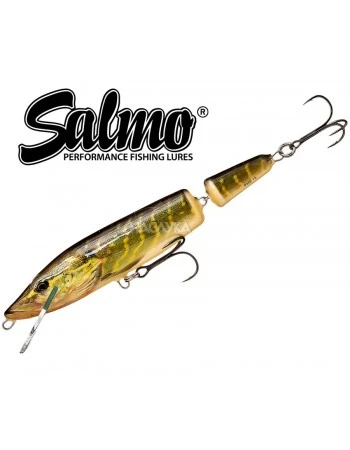 Плаващ двуделен воблер Salmo Pike JD 11см 14г, цвят RPE