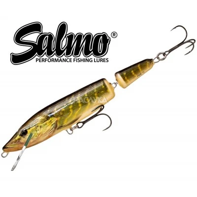 Плаващ двуделен воблер Salmo Pike JD 13см 24г, цвят RPE