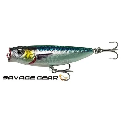 Повърхностна примамка Savage Gear 3D Minnow Pop Walker 6.6см 8г F - Sayoris