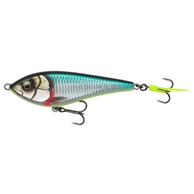 Бавнопотъващ джърк воблер Savage Gear Deviator Swim 10.5см 35г - Green Silver