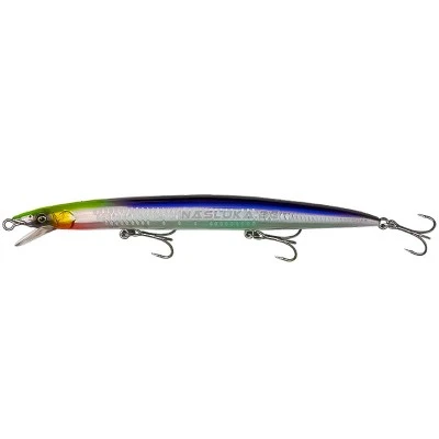 Морски плаващ воблер Savage Gear Sandeel Jerk Minnow LS 17.5см 25г F - Yellow Purple