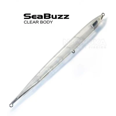 Тяло за воблер за морски риболов Sea Buzz Crazy Garfish, 23см, 30г, Clear Body