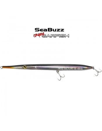 Воблер за морски риболов Sea Buzz Crazy Garfish - цвят HLN