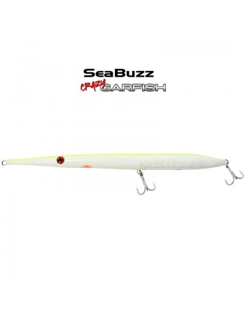 Воблер за морски риболов Sea Buzz Crazy Garfish - цвят LMN