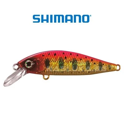Shimano Cardiff HS 5.0см 4.5г Pink Gold Потъващ воблер Shimano Cardiff Stream Flat HS 5.0см 4.5г - Pink Gold