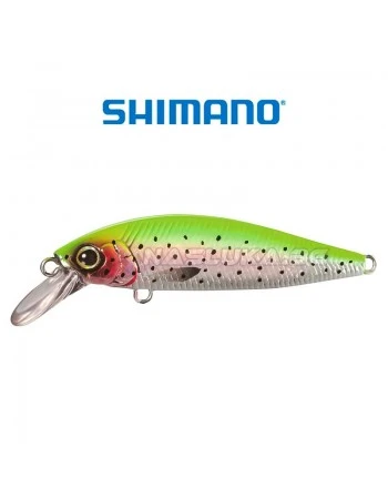 Потъващ воблер Shimano Cardiff Stream Flat HS 5.0см 4.5г - Rainbow