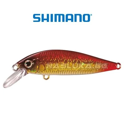 Потъващ воблер Shimano Cardiff Stream Flat HS 5.0см 4.5г - Red Gold