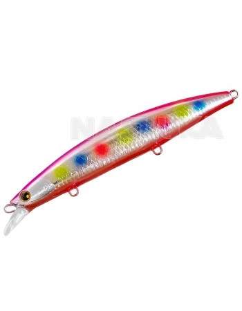 Потъващ морски воблер Shimano Nessa Hirame Minnow III Jet Boost 12.5см 25г - цвят 017