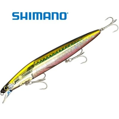 Shimano Flash Boost 14см 28г 007 Black Потъващ воблер Shimano Exsence Silent Assassin Flash Boost 14см 28г - 007 Black