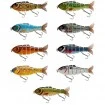 Сет от 4 бр. воблери за щука и сом Sokudo Bull Shad 10см, 16г