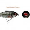 Сет от 4 бр. воблери за щука и сом Sokudo Bull Shad 10см, 16г