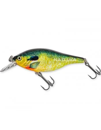 Плаващ воблер за бяла риба и щука Sokudo Triton Shad 8см 10г, цвят ESN
