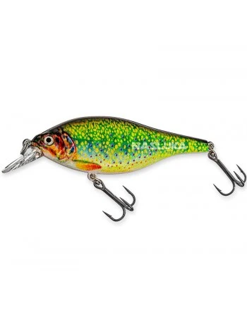 Плаващ воблер за бяла риба и щука Sokudo Triton Shad 8см 10г, цвят GRT