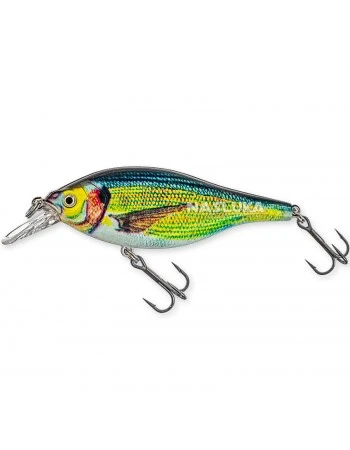 Плаващ воблер за бяла риба и щука Sokudo Triton Shad 8см 10г, цвят VPR