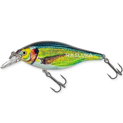 Плаващ воблер за бяла риба и щука Sokudo Triton Shad 8см 10г, цвят VPR